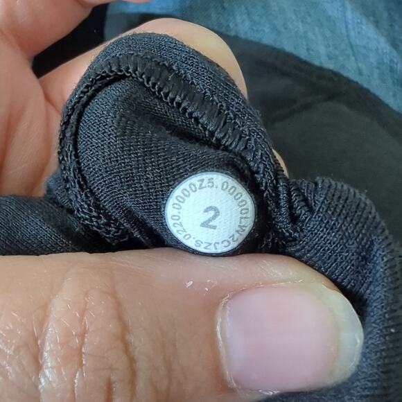 lululemon Lab Womens Varsa Bra Sports Bra Jacquard Gray Black 2 Training Rare - Picture 4 of 5